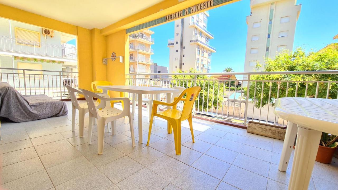 Ferienwohnung Bonanza - 40 Metros De La Playa! Gandía Exterior foto